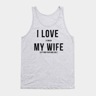 I Love My Wife // Black Tank Top